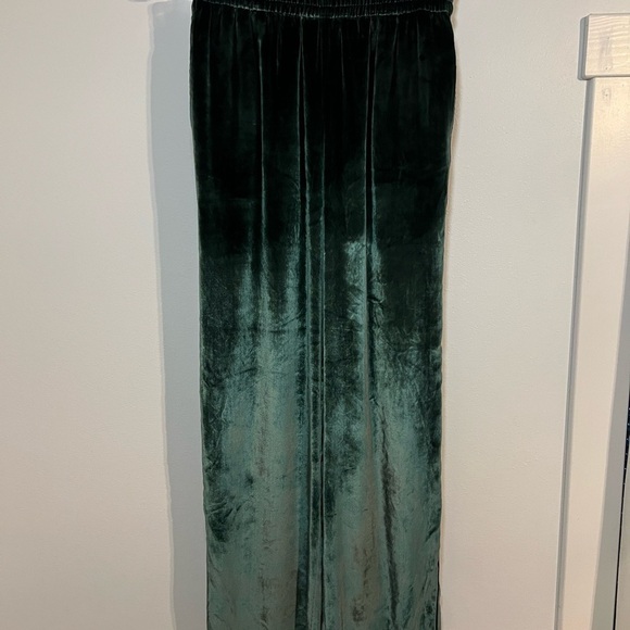 J BRAND Ardon Pull-On Elastic Waist Wide Leg Velvet Pants | Size Medium - Picture 4 of 8